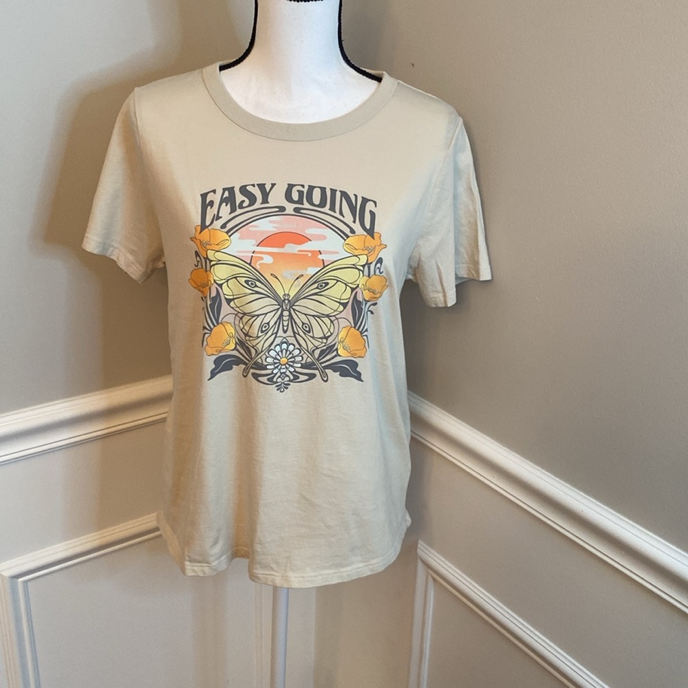 Old Navy Boho Hippie T-shirt size Medium Country Tee